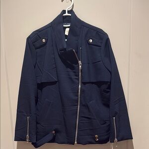 Kid’s navy blue jacket with zipper size 13/14